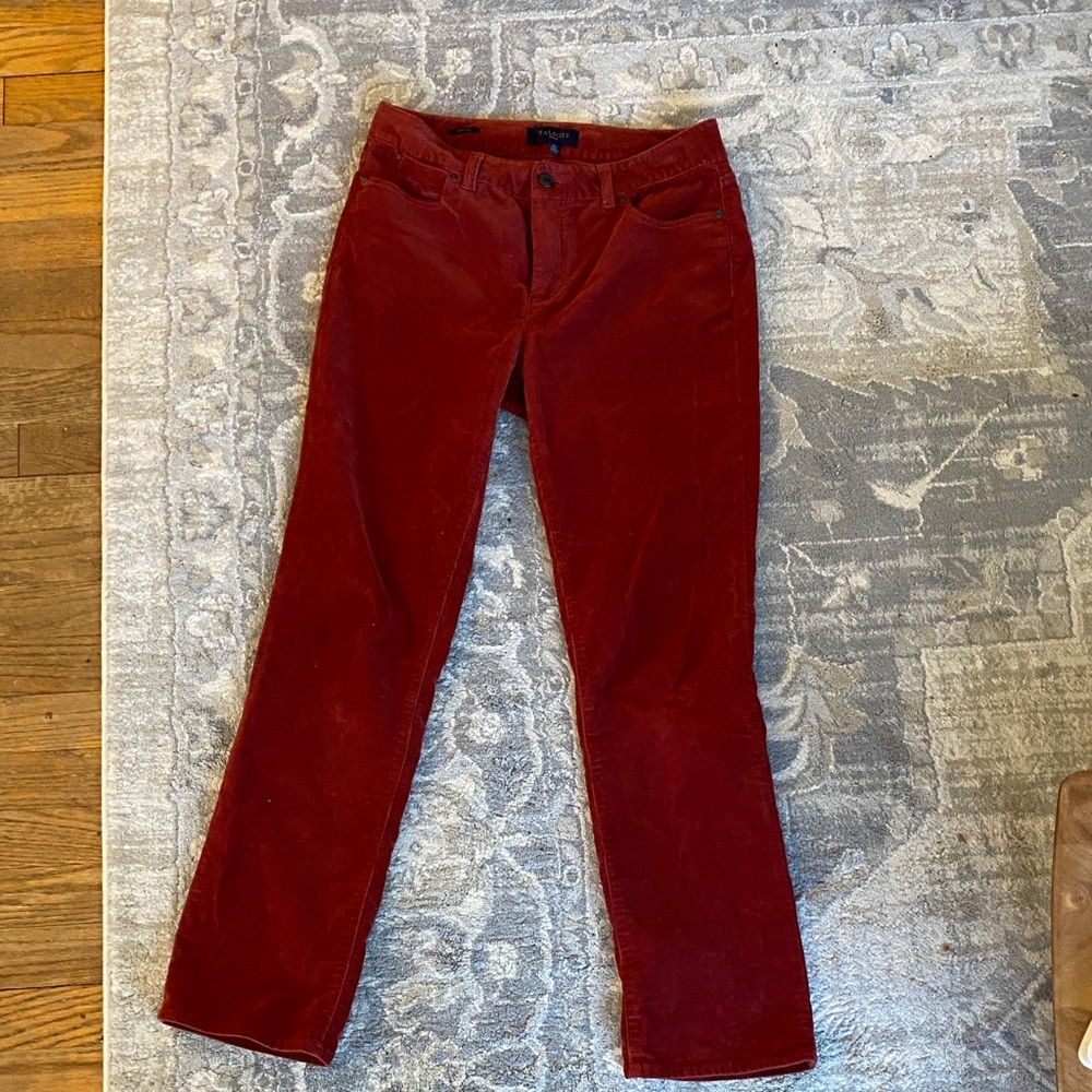 Talbots Women's Straight Leg Corduroy Pants